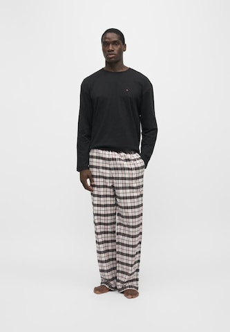 Tommy Hilfiger Underwear Hosszú pizsama - fekete: elől