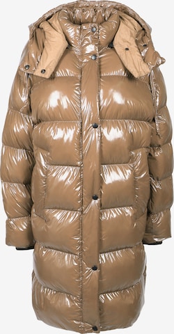 Geacă de iarnă de la FREAKY NATION pe maro: față