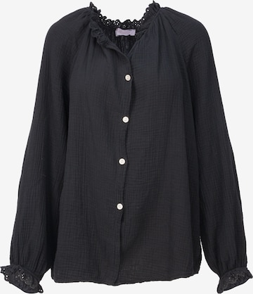 Chemisier 'Emma' Seasons of April en noir : devant