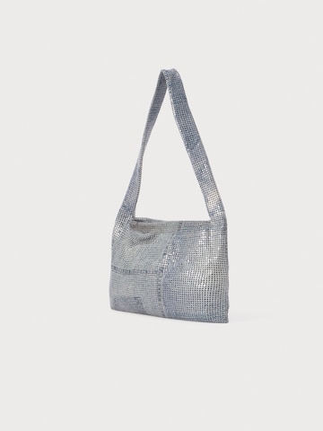 KARL LAGERFELD JEANS Axelremsväska 'PARTY CHAINMAIL' i blå