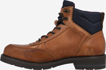 TOMMY HILFIGER Schnürboots in Braun