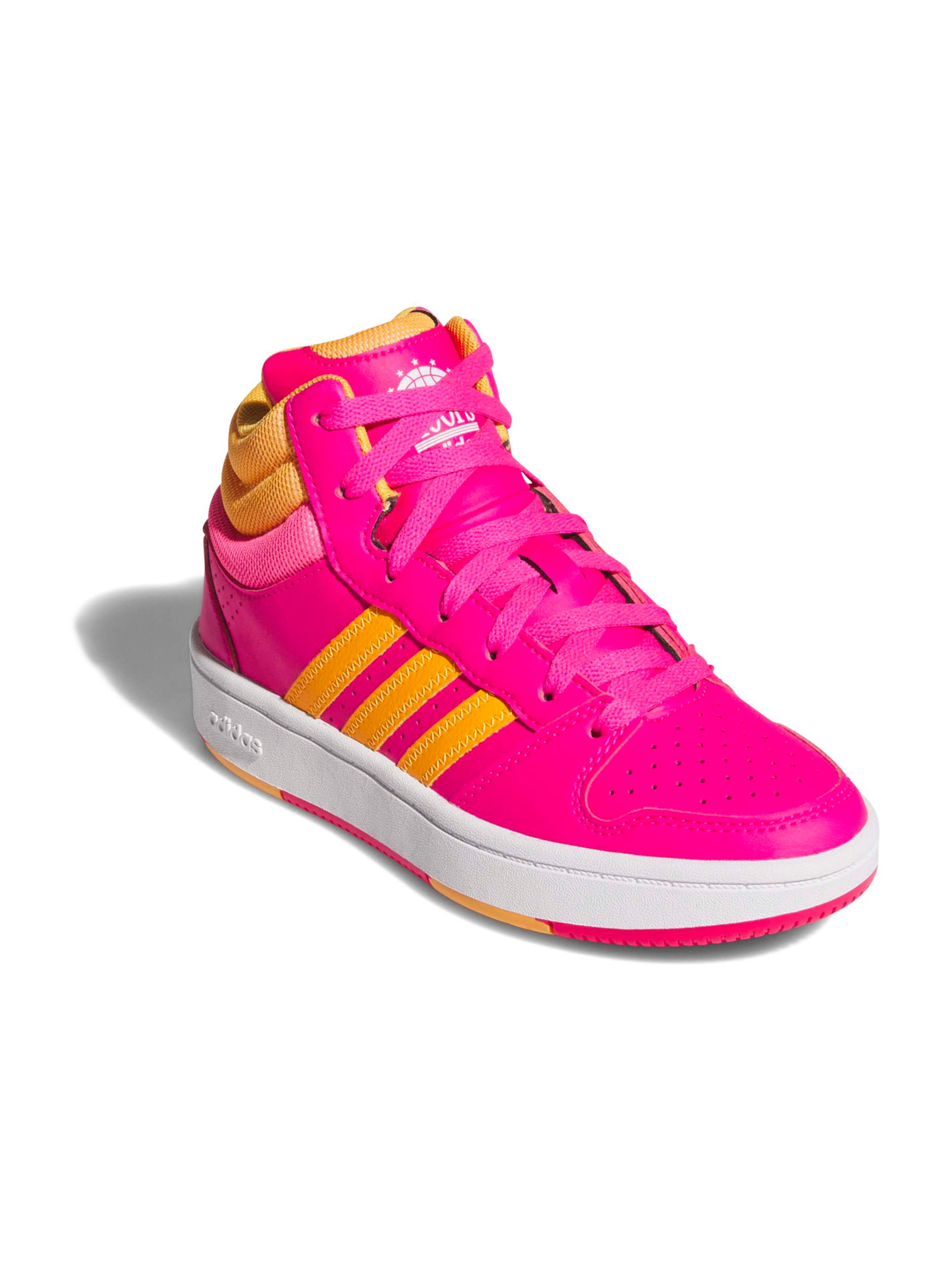 ADIDAS SPORTSWEAR Urheilukengät 'HOOPS MID CLASSIC' värissä vaaleanpunainen: etupuoli