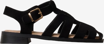 Joia Sandals in Black: front