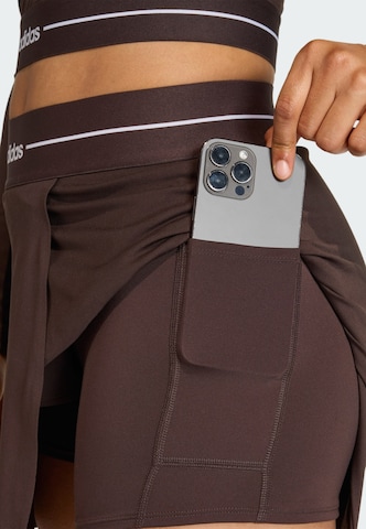 ADIDAS PERFORMANCE - Falda deportiva 'Hyperglam' en marrón