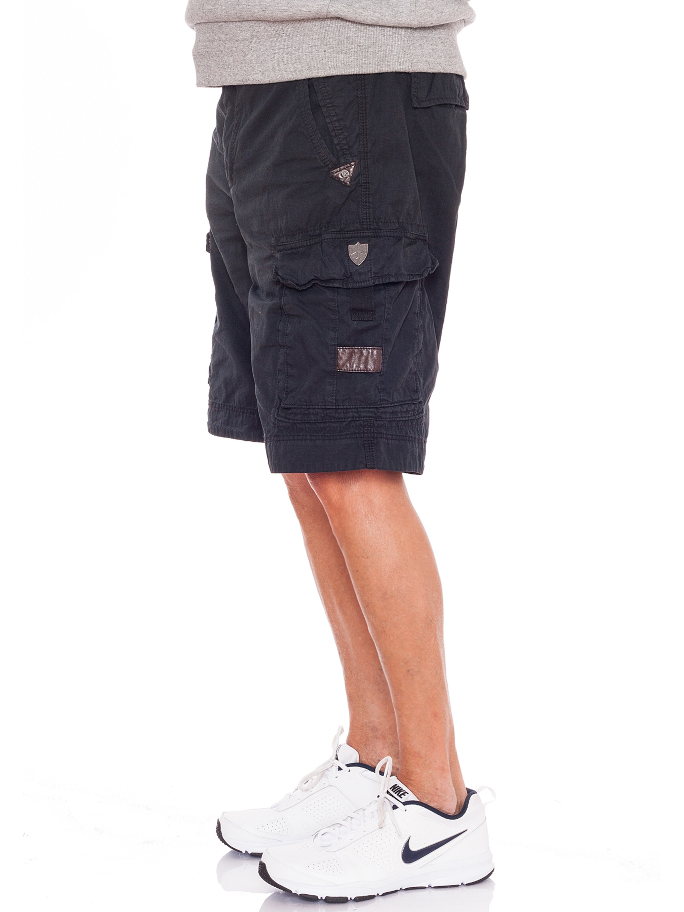 JET LAG Regular Cargo Pants 'Take Off 7' in Black