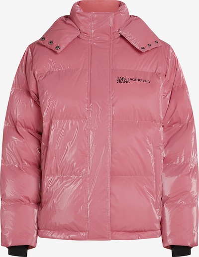 KARL LAGERFELD JEANS Talvitakki värissä vaalea pinkki / musta, Tuotenäkymä