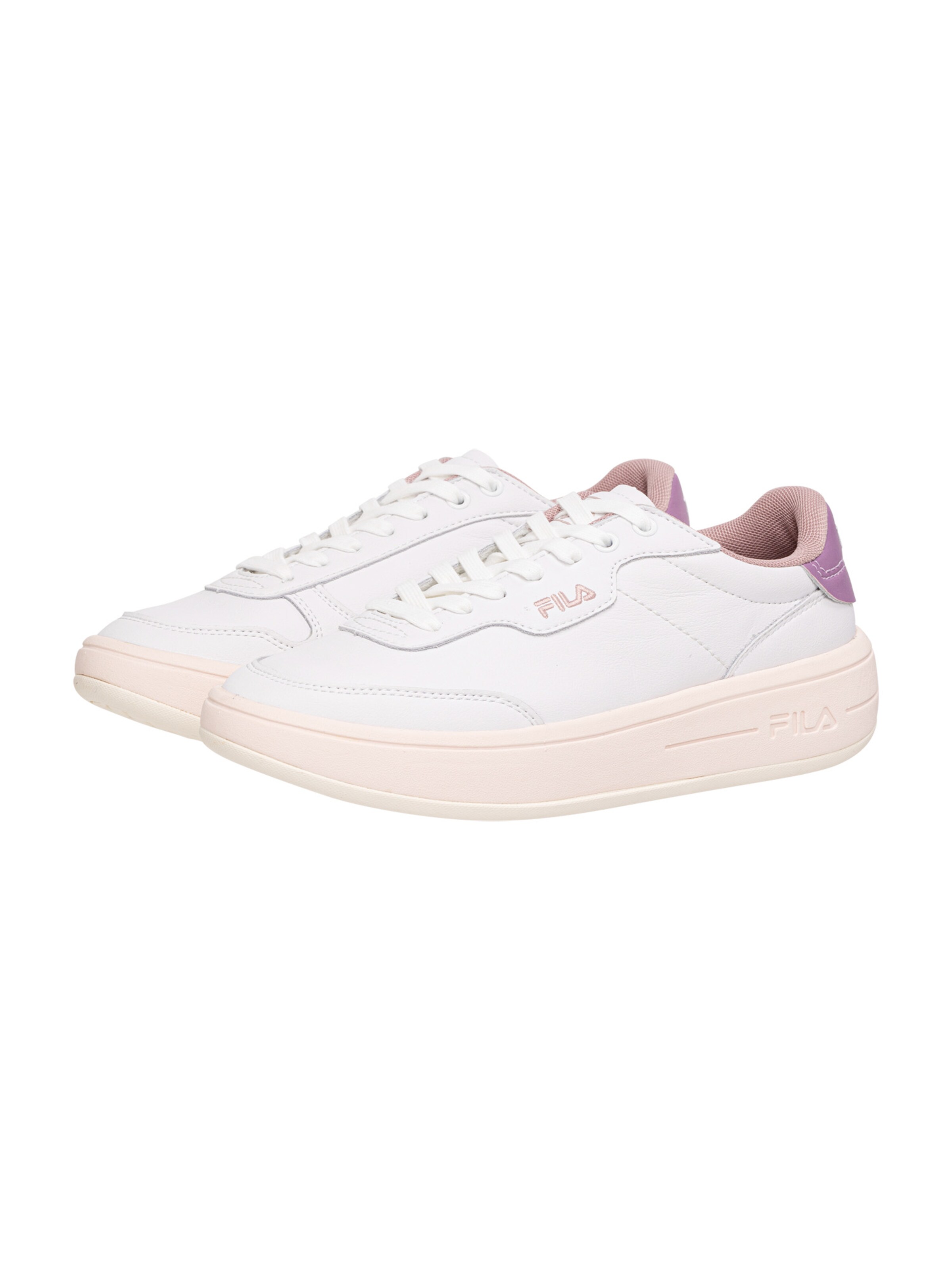 FILA Platform trainers in White