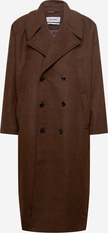 WEEKDAY Between-Seasons Coat 'Jens' in Brown: front