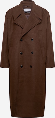 Manteau mi-saison 'Jens' WEEKDAY en marron : devant