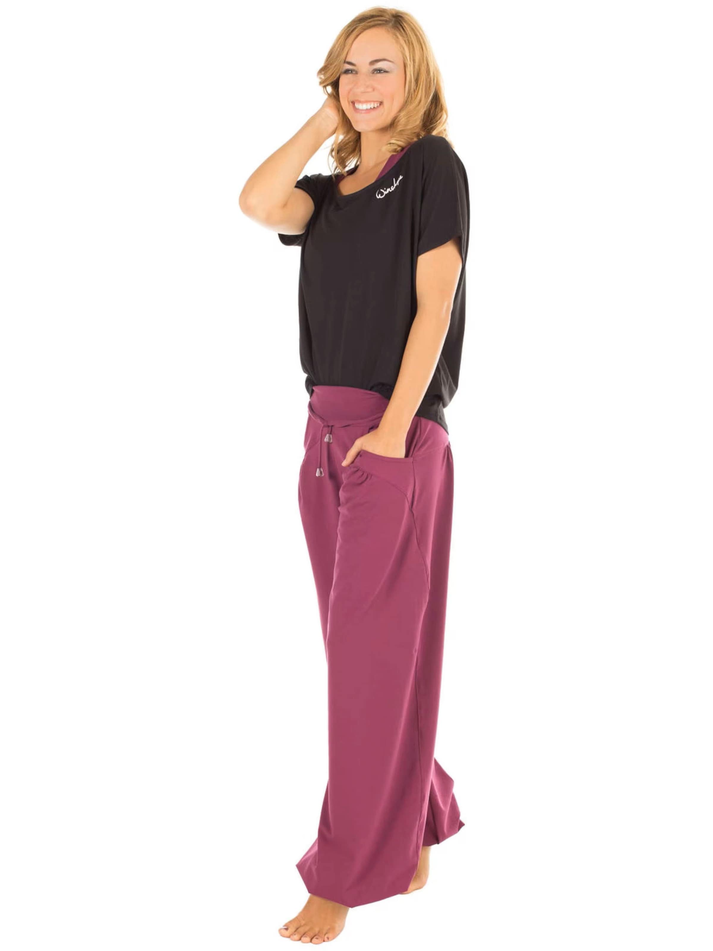 WinshapeLoosefit Sportske hlače 'WTE3' - crvena boja