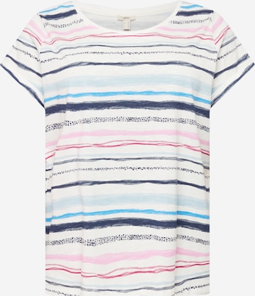 Esprit Curves T-Shirt in Mischfarben: predná strana