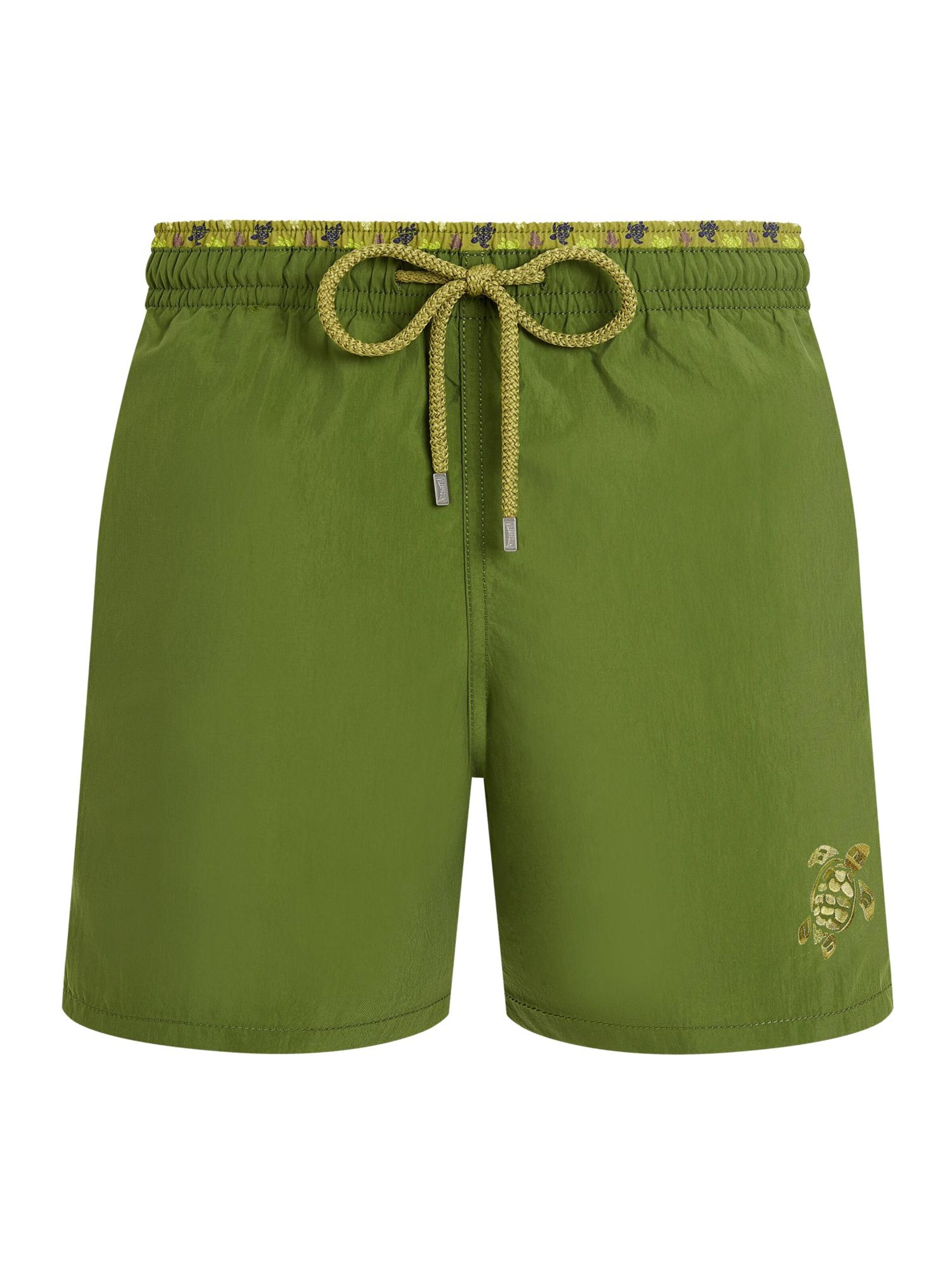 Vilebrequin - Bermudas en verde: frente