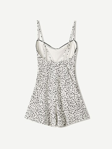 Bershka Jumpsuit in Beige