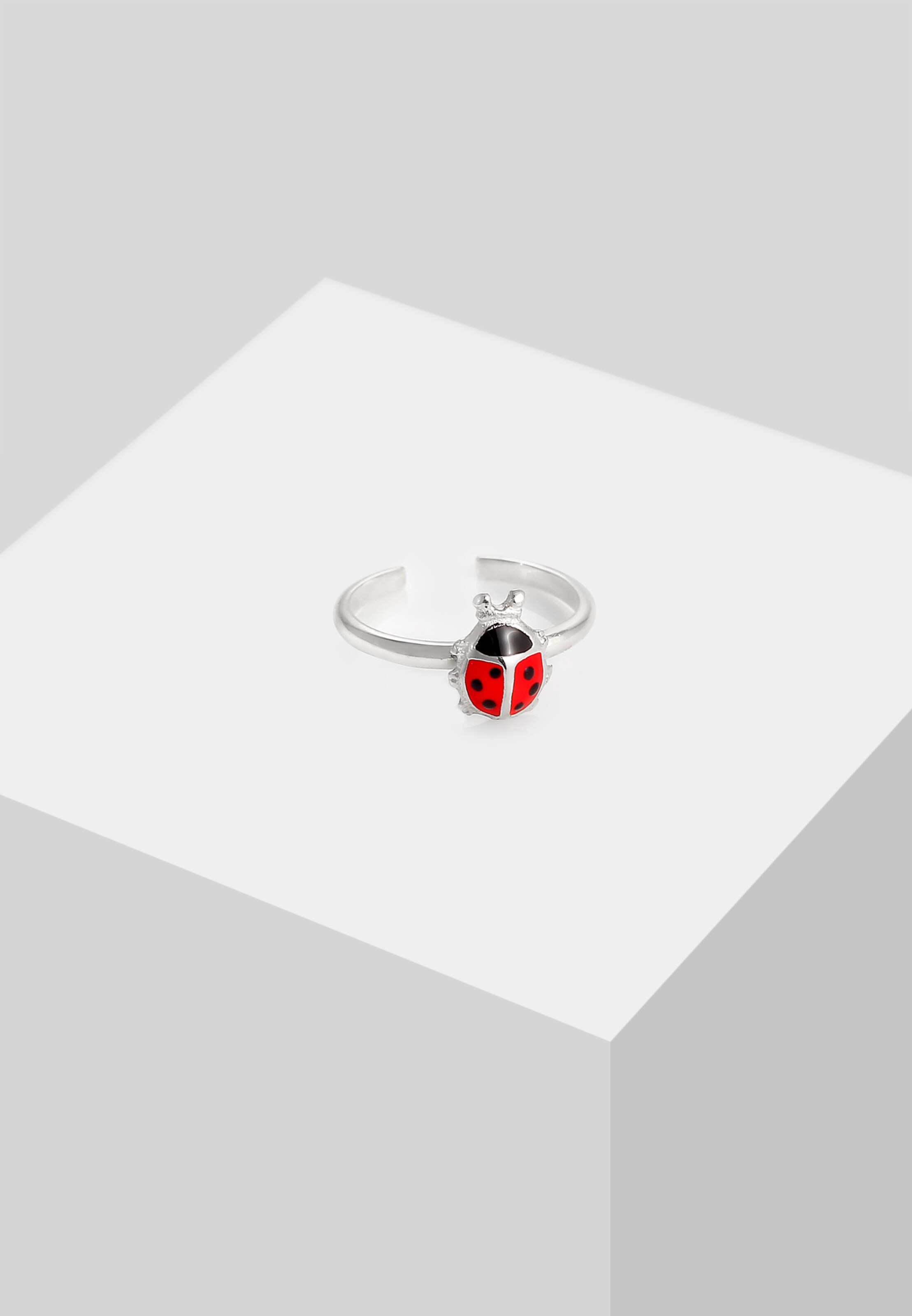 ELLI Ring 'Käfer' in Silber