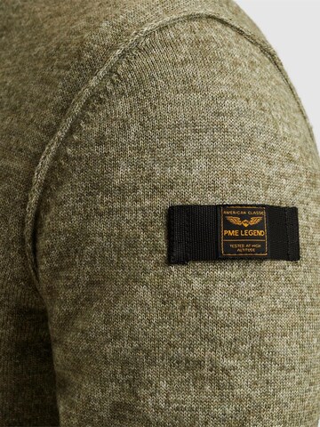 PME Legend Pullover 'Cardigan with zipper closure' i grøn