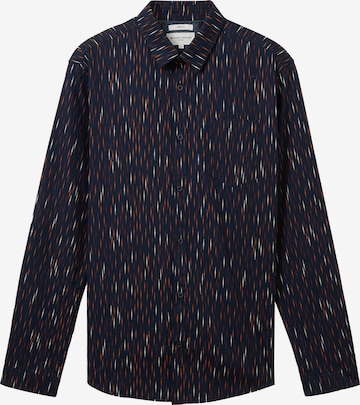 TOM TAILOR Button Up Shirt in Blue: front