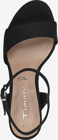 TAMARIS Strap sandal in Black