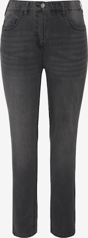 Ulla Popken Slim fit Jeans in Grey: front