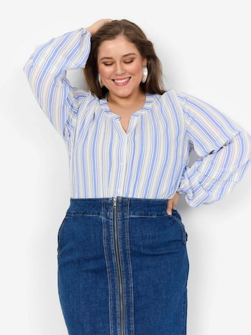 Wasabi Concept Bluse 'Vilma' in Blau: Vorderseite