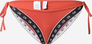 Calvin Klein Swimwear Regular Bikinihose 'Cheeky' in Rot: predná strana