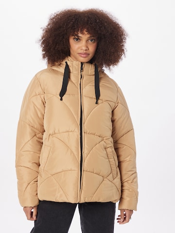 Dorothy Perkins Winter jacket in Beige: front