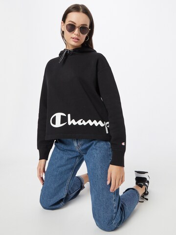 Champion Authentic Athletic Apparel Суичър в черно