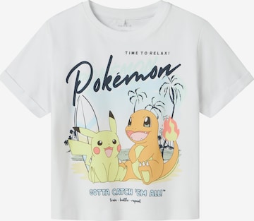 NAME IT Paita 'NMMMAGIL POKEMON' värissä valkoinen: etupuoli
