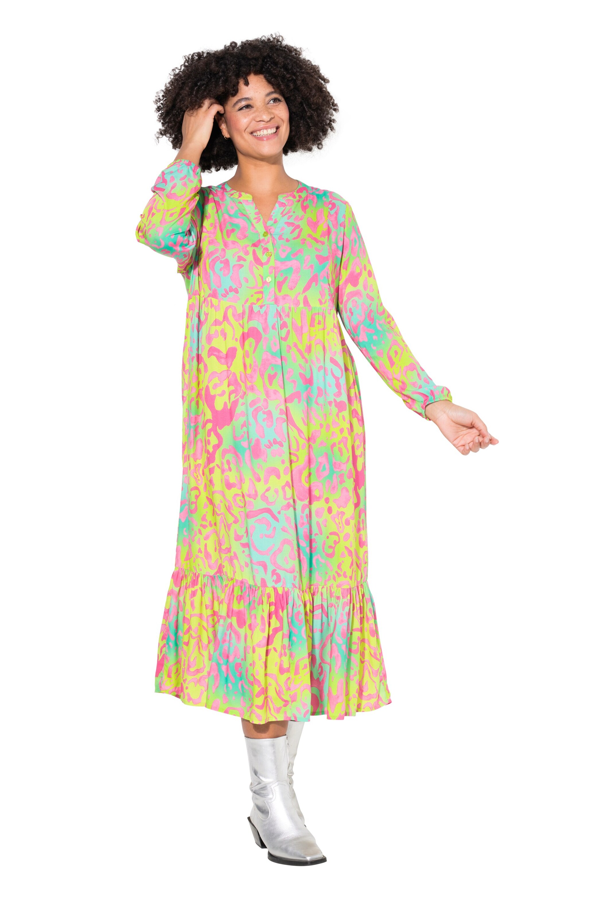 Robe-chemise Angel of Style en mélange de couleurs : devant