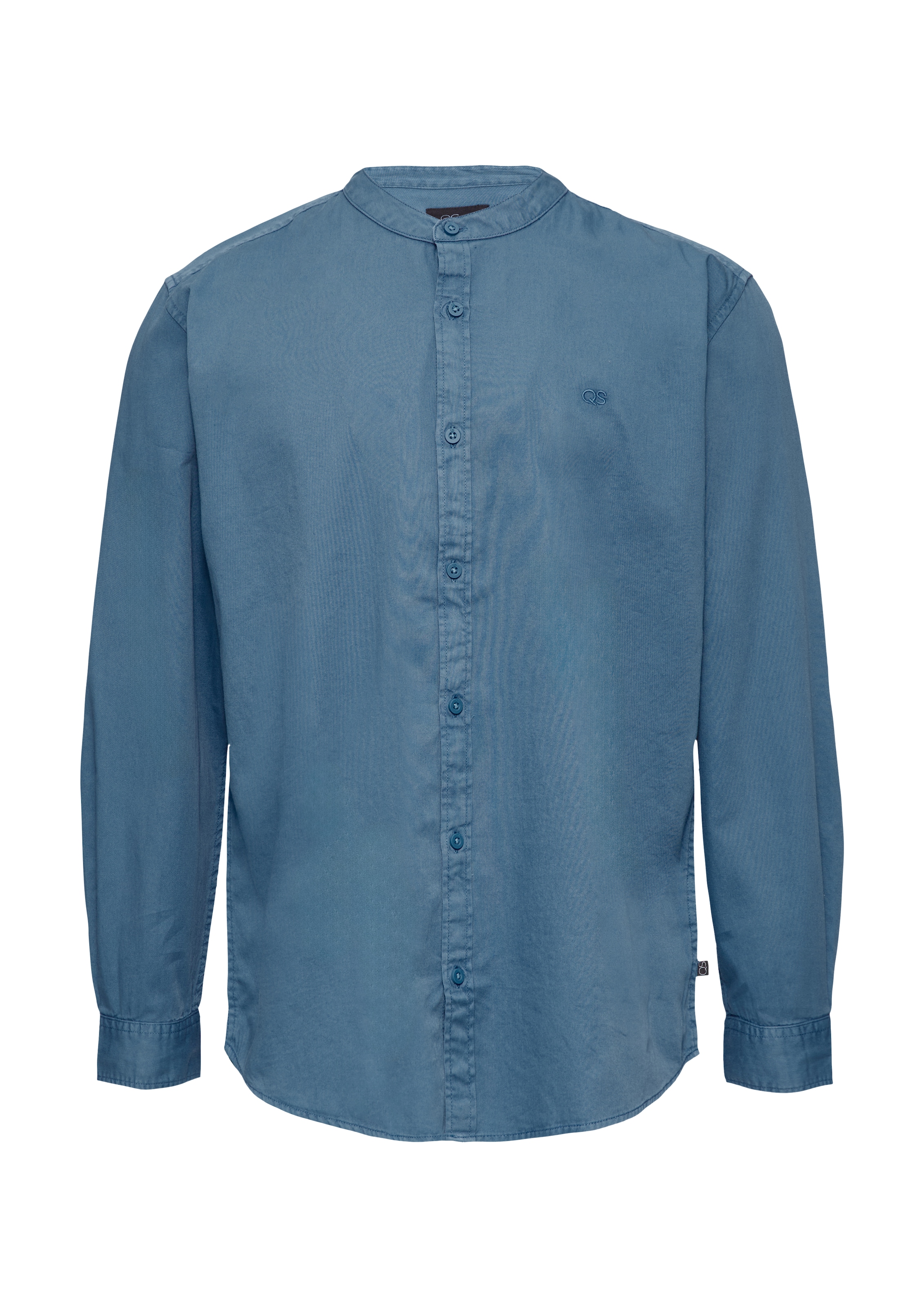 QS Hemd in Blau: Vorderseite