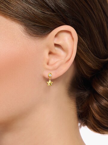 Thomas Sabo Earrings in Yellow: front