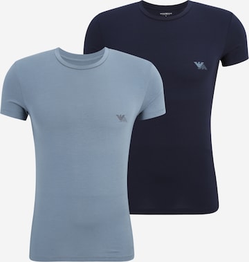 Emporio Armani Shirt in Blauw: voorkant