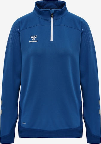 Hummel Training Jacket in Blue: front
