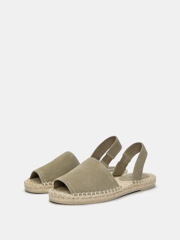 Pull&Bear Sandali | zelena barva