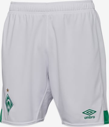 UMBRO Regular Sporthose in Weiß: predná strana