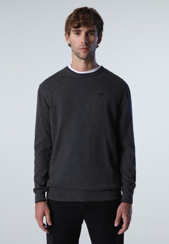 North Sails Sweater in Grey: front