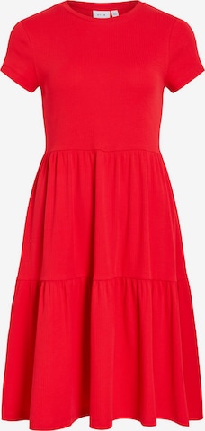 Robe 'Vihollie' VILA en rouge : devant