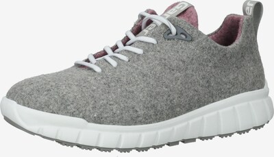 Ganter Chaussure de sport à lacets en gris chiné / rose, Vue avec produit