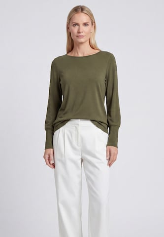 T-shirt usha WHITE LABEL en vert : devant