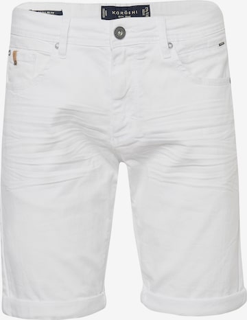 KOROSHI Slim fit Jeans in White: front