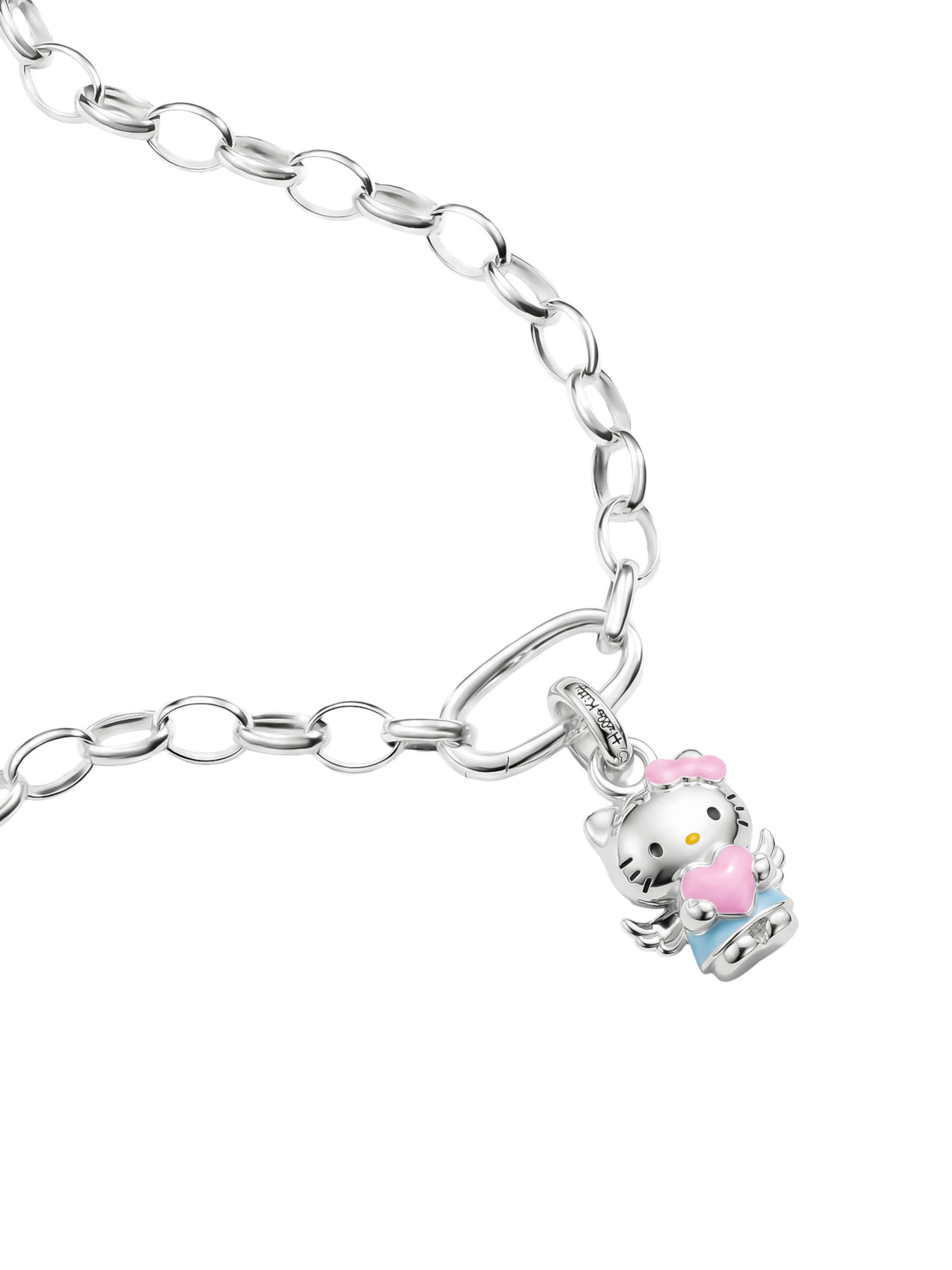 Thomas Sabo Hello Kitty Charm Engel mit Herz – Connect in Blau