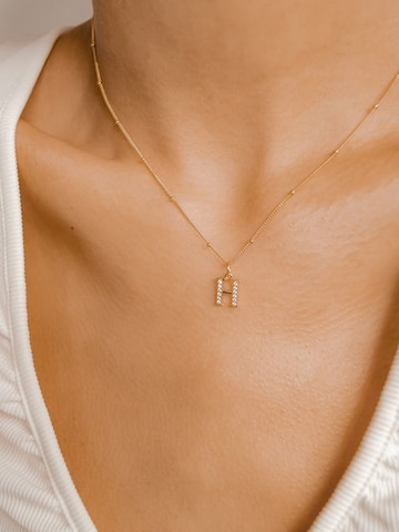 Hey Happiness - Cadena 'Letter H' en oro