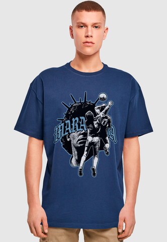 T-Shirt 'Hand Of God' MT Upscale en bleu : devant