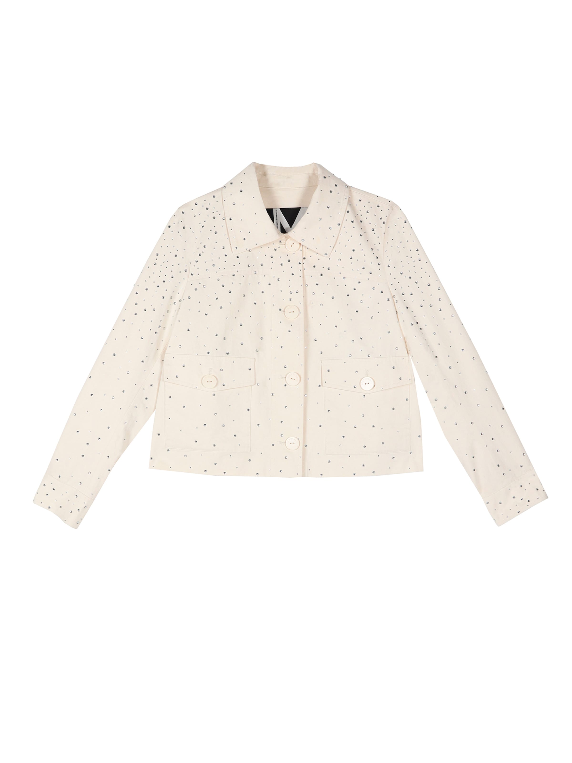 Lola Casademunt Kevad-sügisjope, värv valge: eest vaates