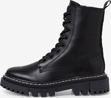 TAMARIS Lace-Up Ankle Boots in Black