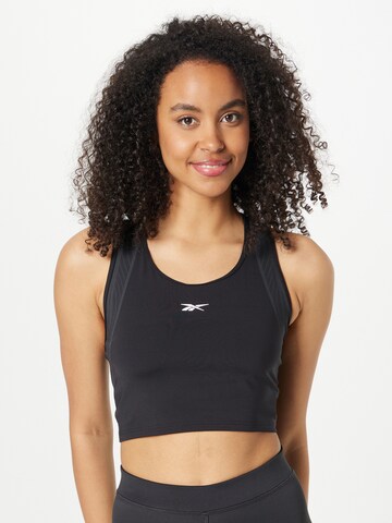 Reebok Sporttop in Schwarz: predná strana