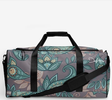 DECALVIBES Weekender 'Vintage Leaves' in Blau: Vorderseite