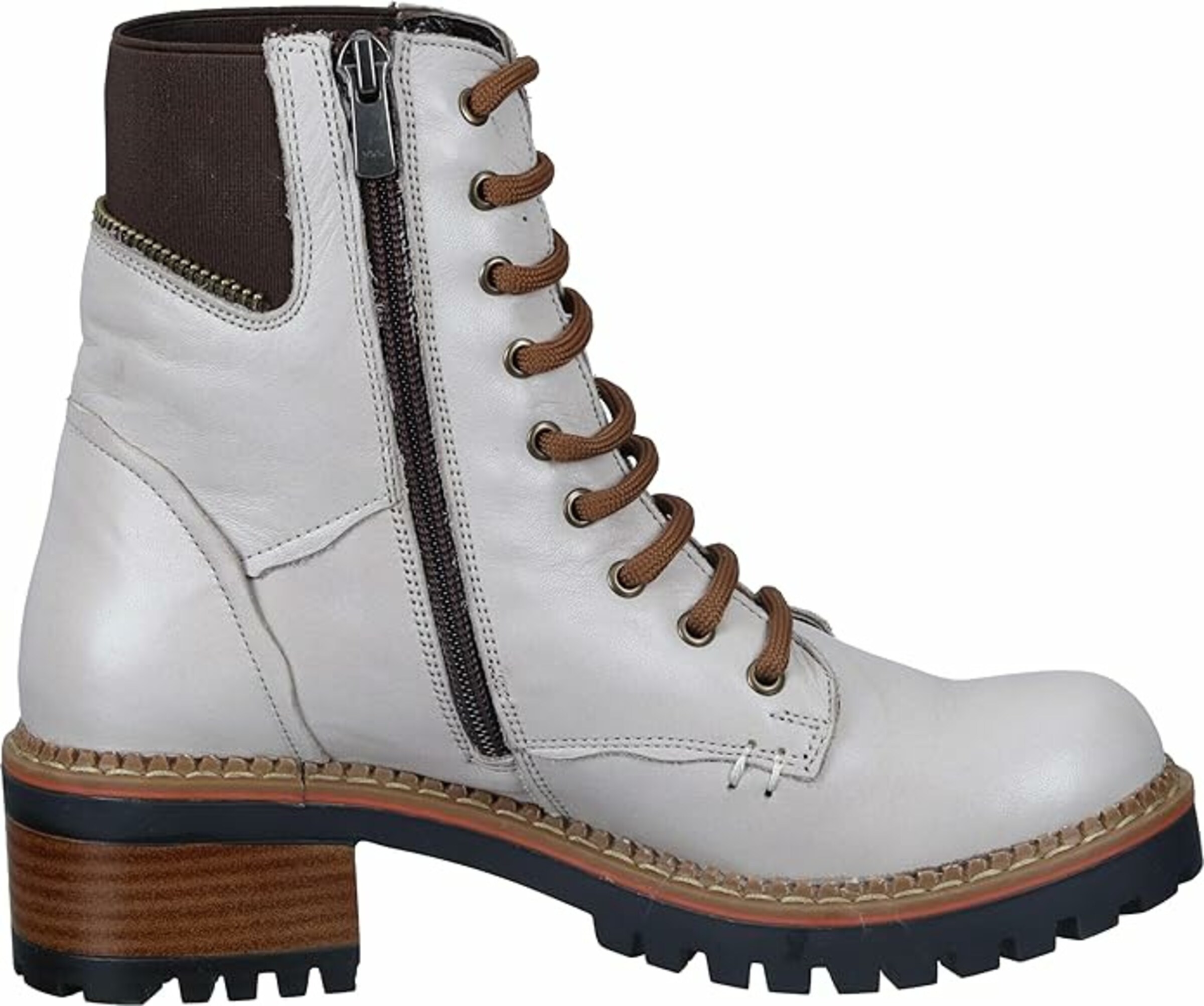 MANITU Lace-Up Boots in Mixed colors