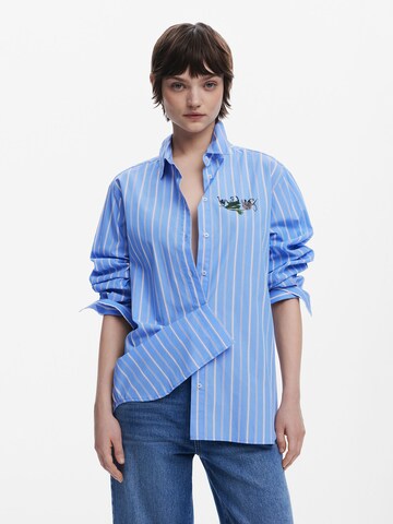 Desigual - Blusa en azul