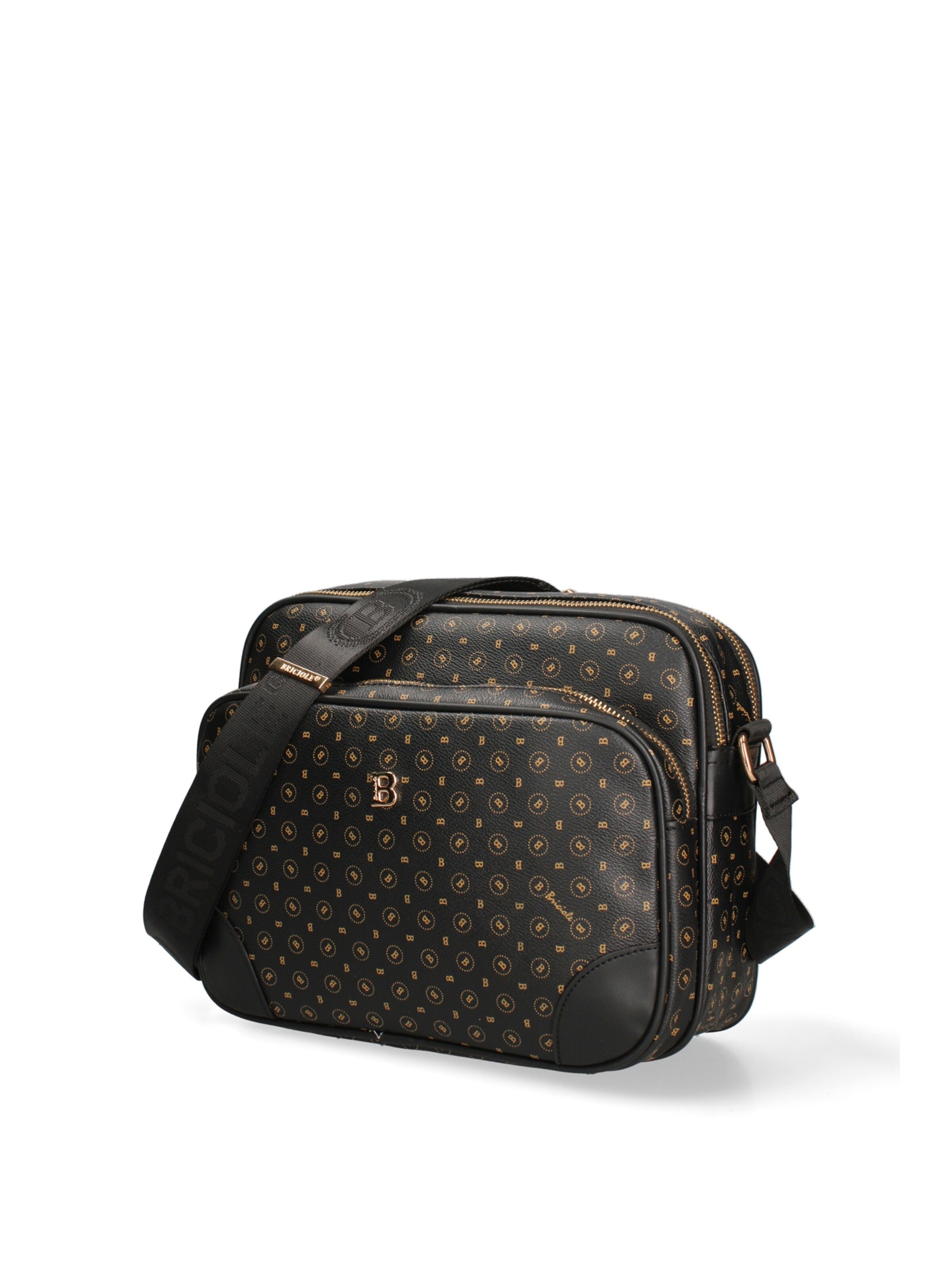 Briciole Shoulder bag in Black: front