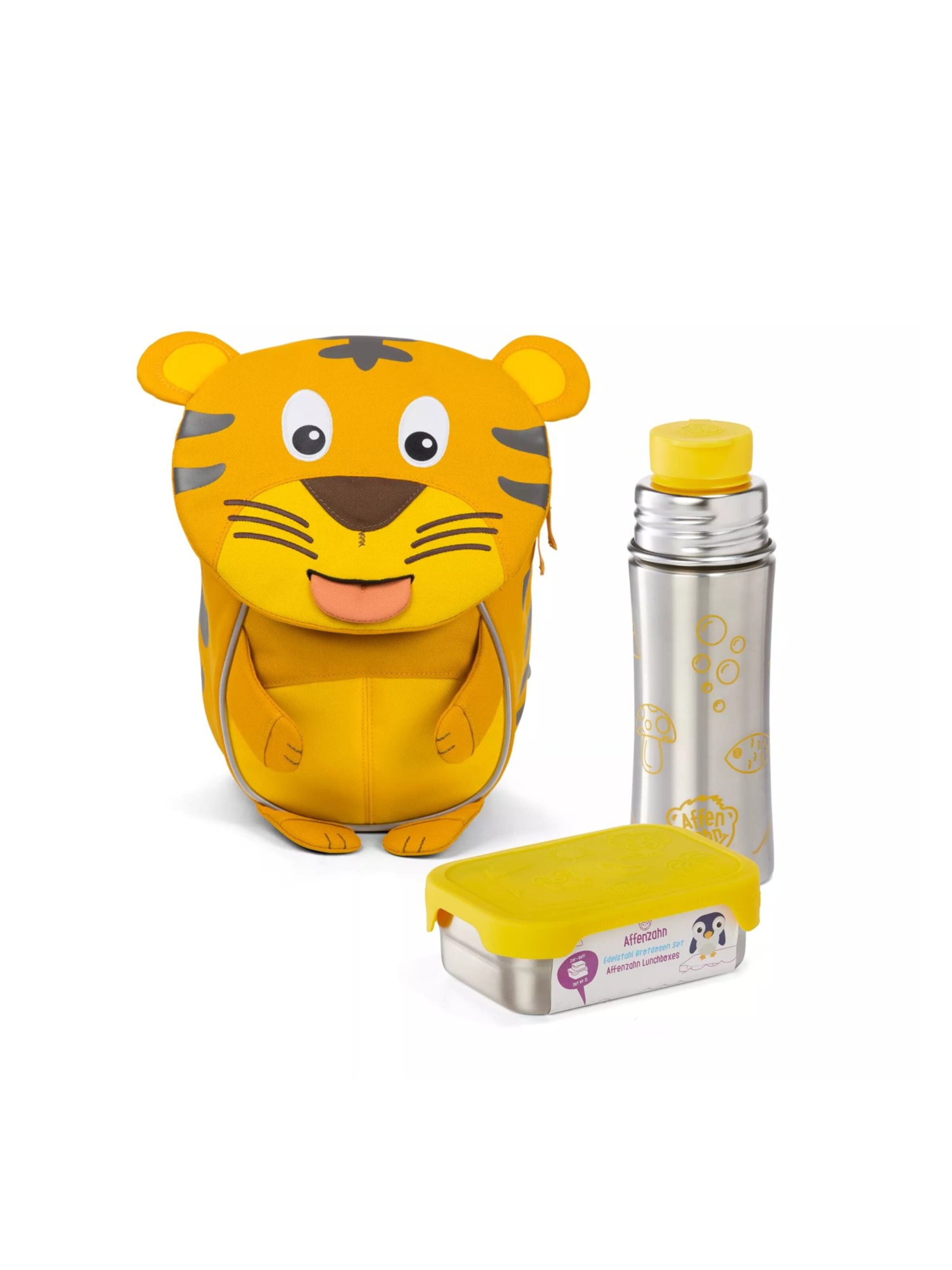 Affenzahn Backpack 'Kinderrucksack Kleiner Freund' in Yellow: front